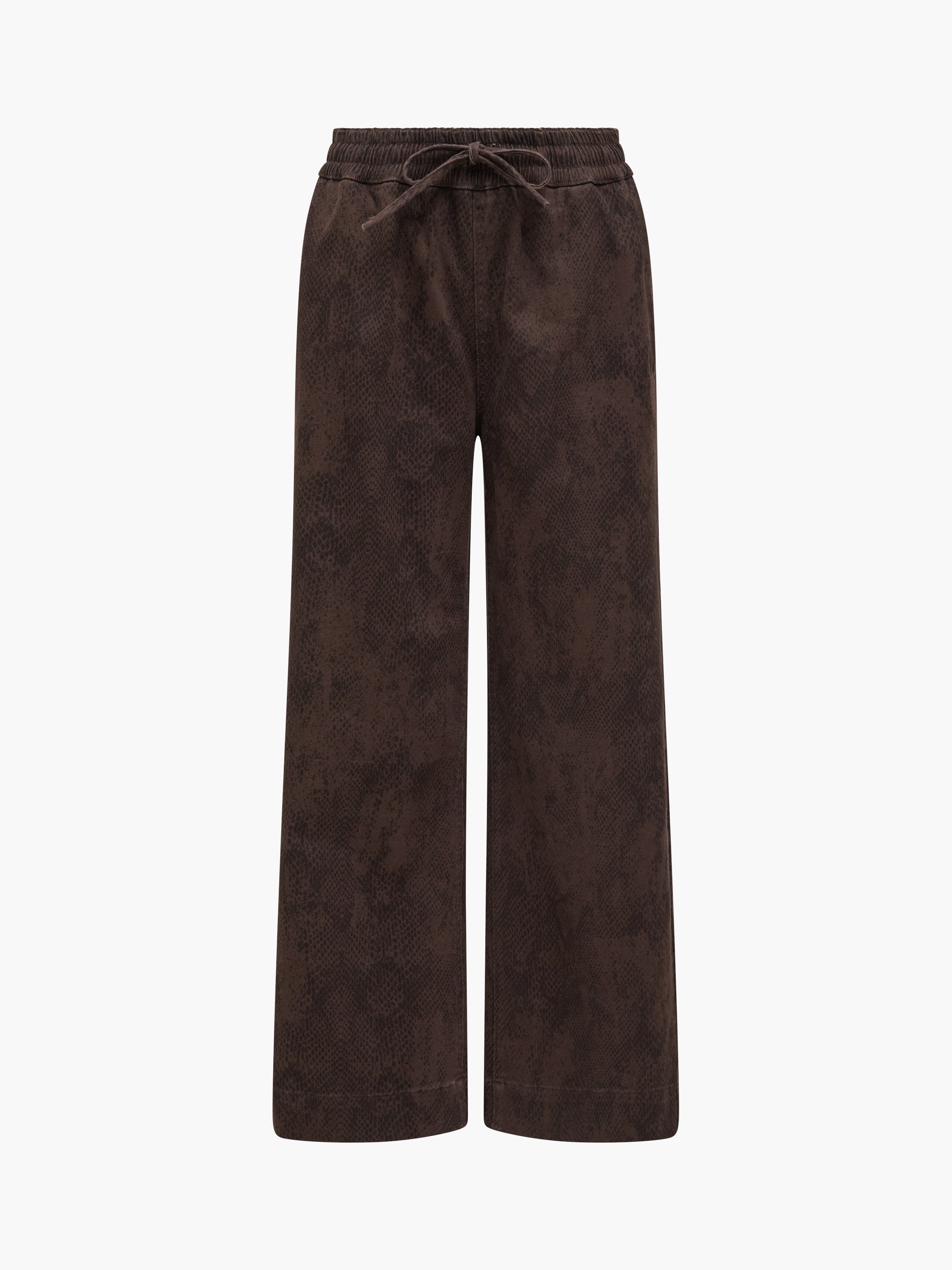 Arden Denim Snake Straight Leg Trousers