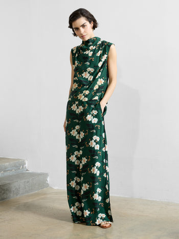 Rhian Eco Printed Wide Leg Trousers