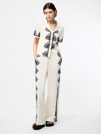 Nola Alexis Printed Wide Leg Trousers