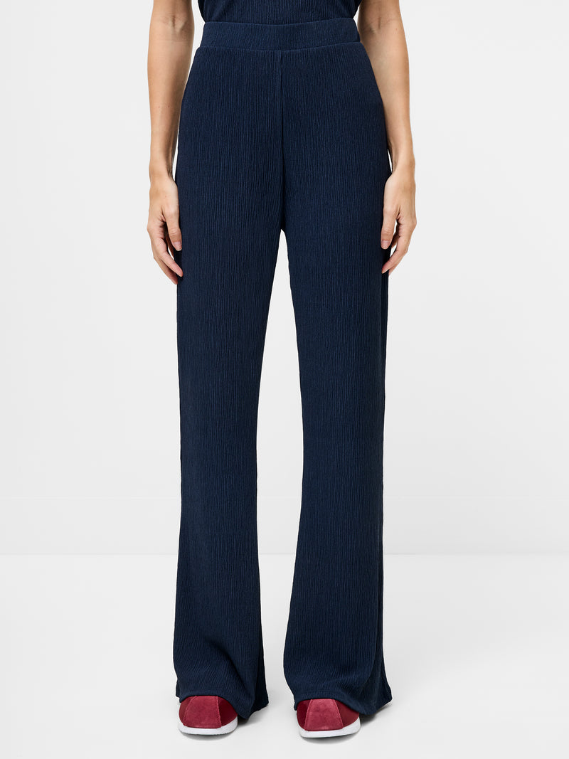 Meera Textured Flared Trousers