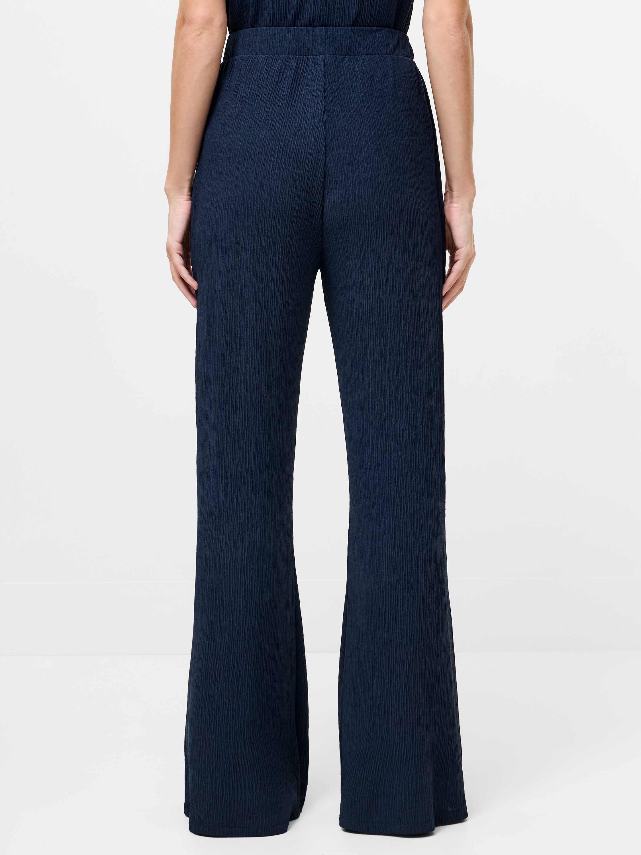 Meera Textured Flared Trousers