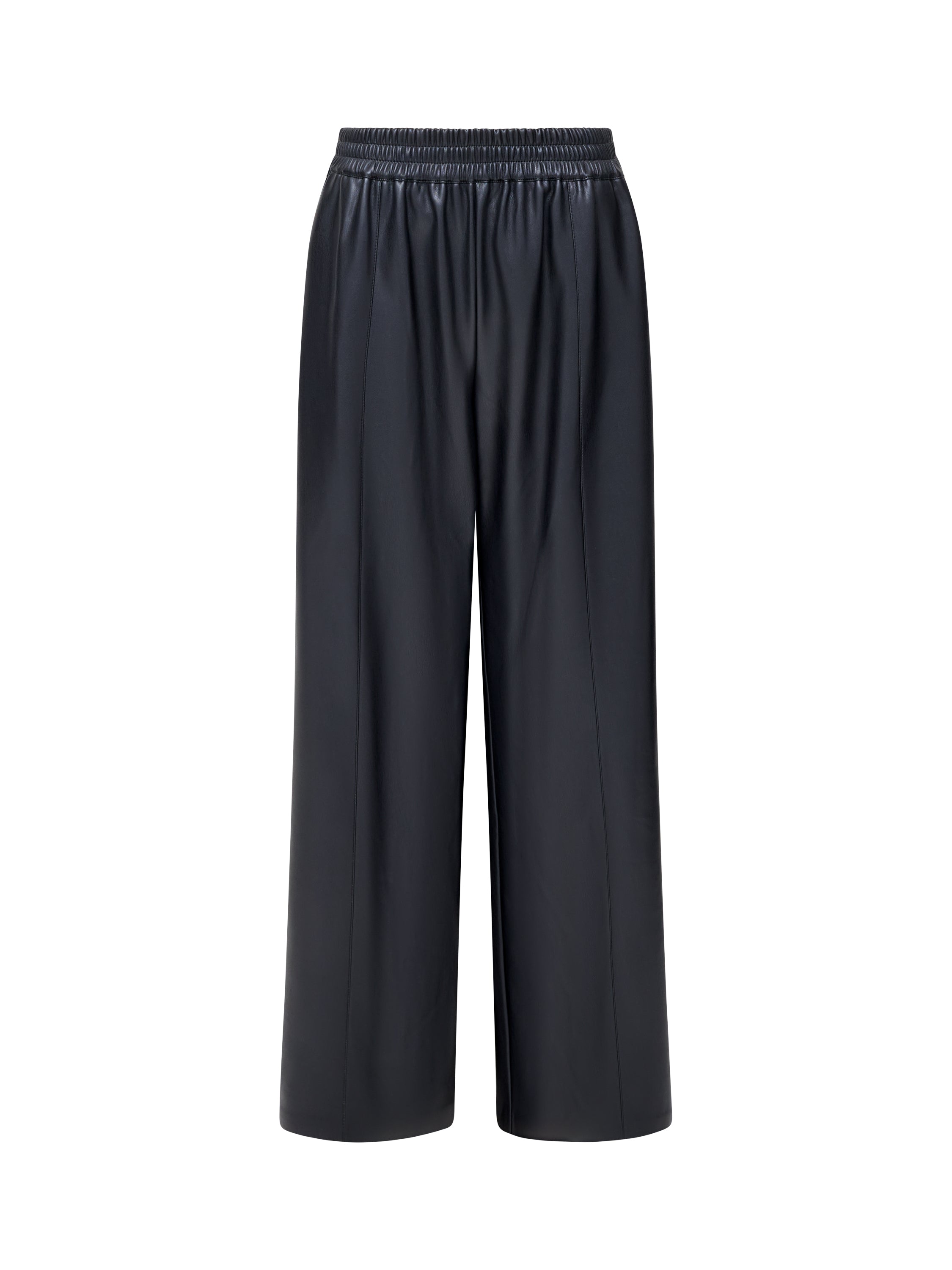 Tasher PU Wide Leg Trousers