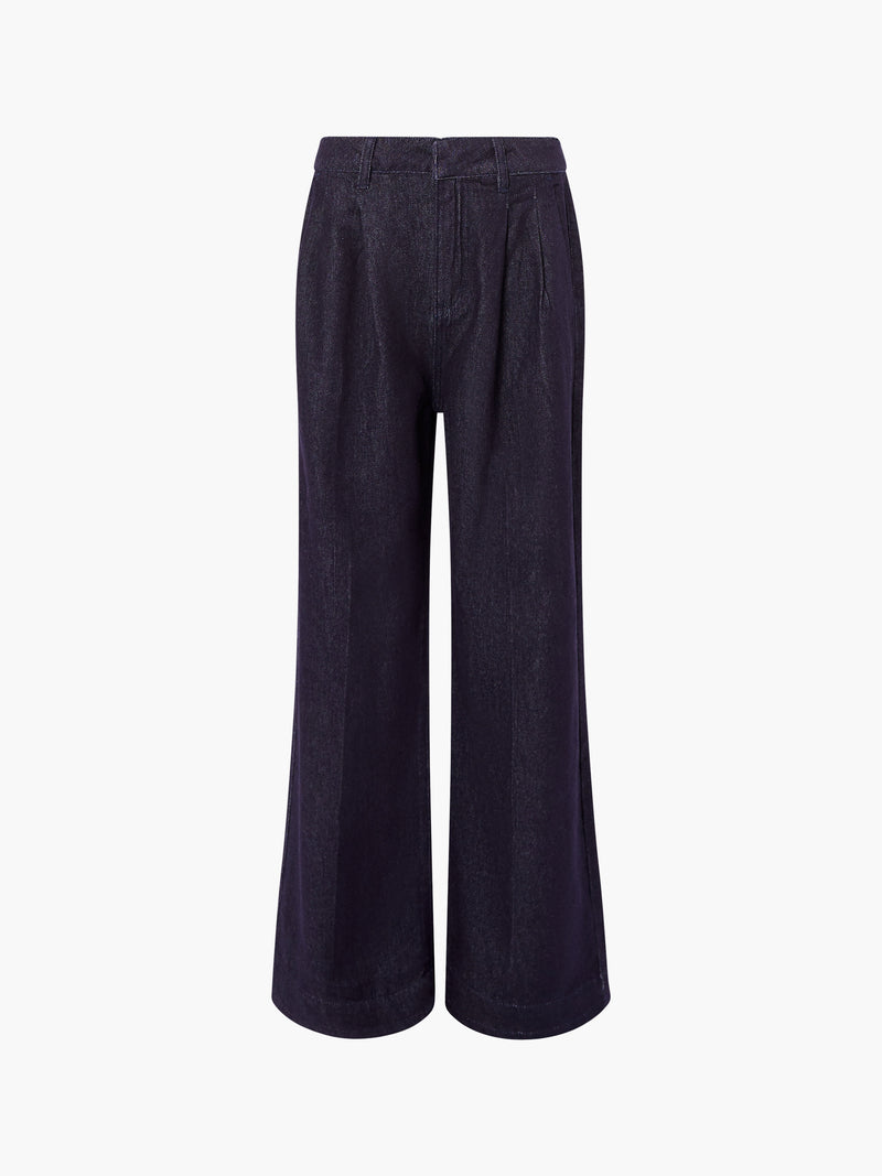 Fletcher Wide Leg Denim Trousers