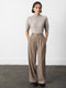 Chester Check Wide Leg Trousers