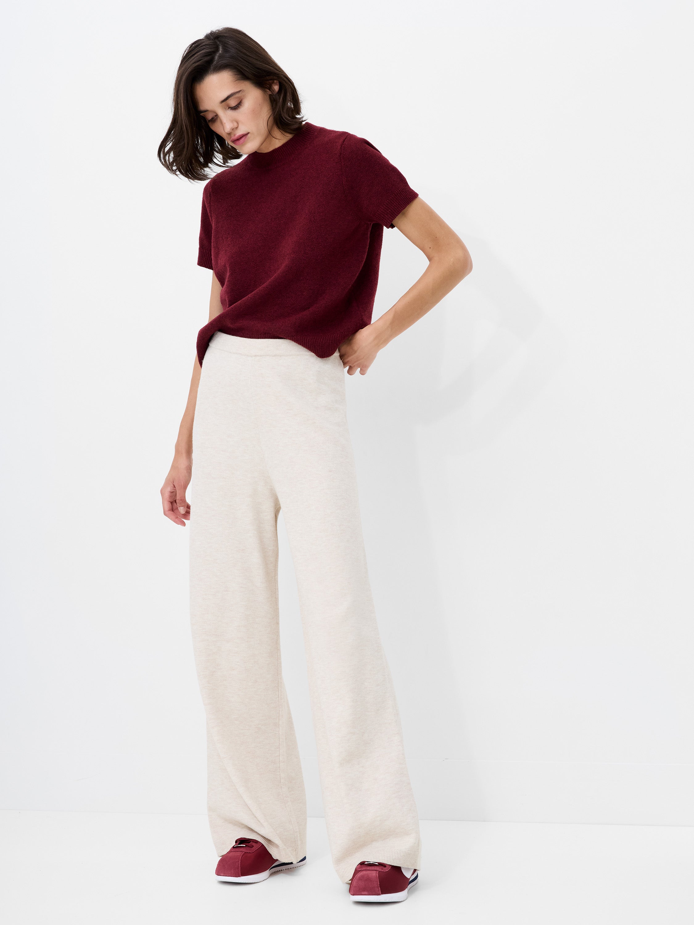 Marley Knit Wide Leg Trousers