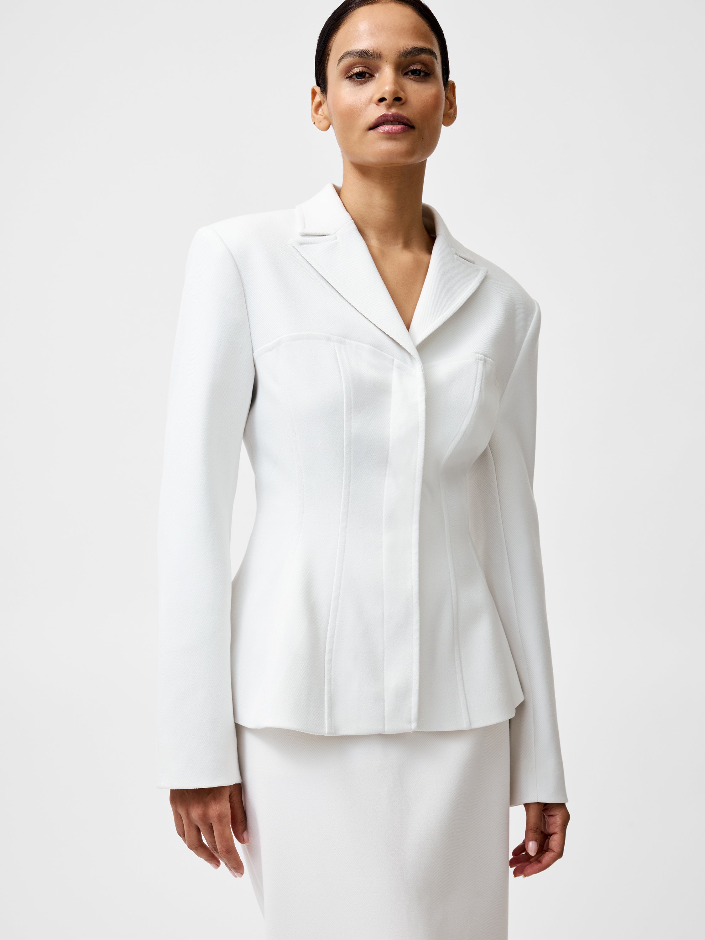 Cannes Twill Fitted Blazer