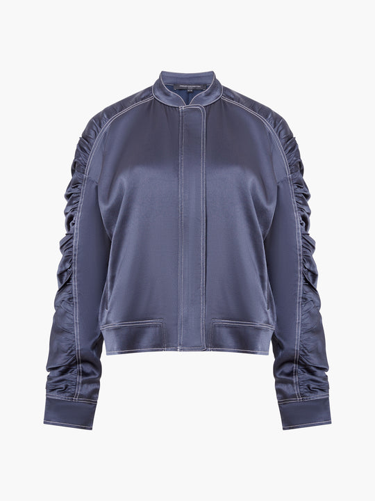 Akita Satin Bomber Jacket