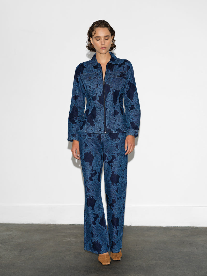 Jennie Denim Panelled Jacket