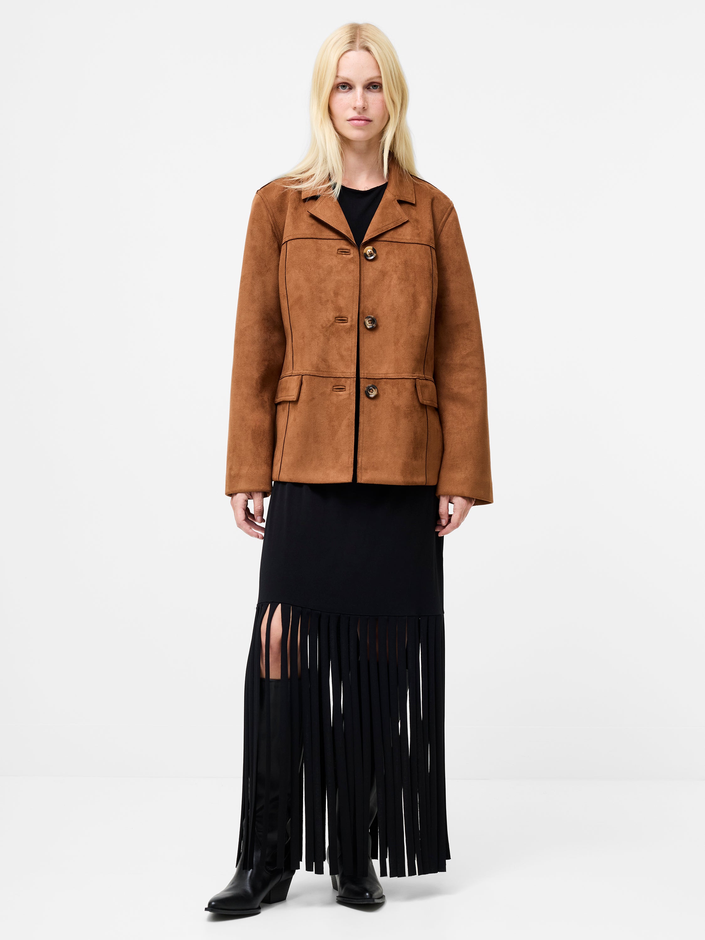 Laney Faux Suede Jacket