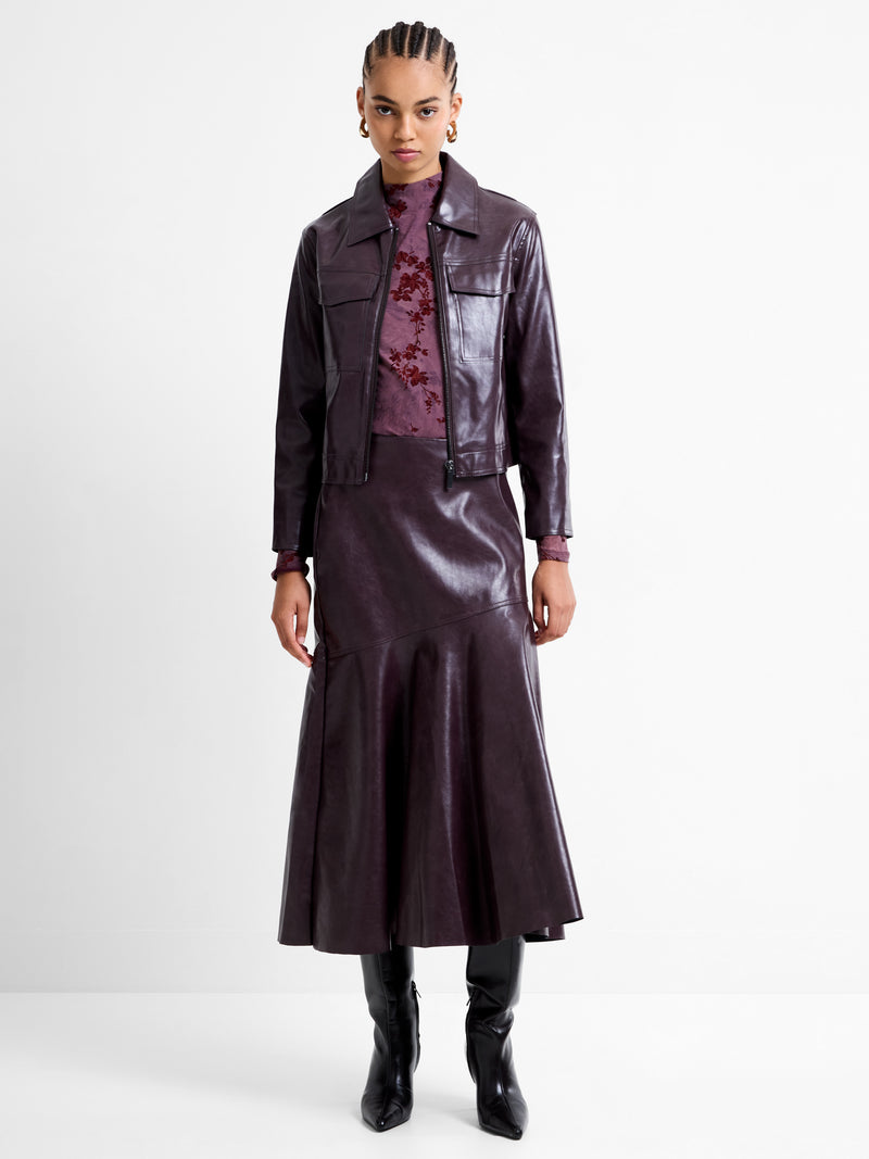 Kayleigh PU Bomber Jacket