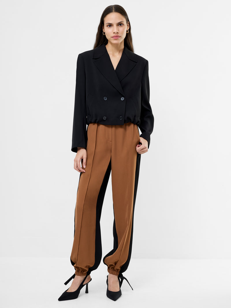 Vinnie Tailored Double Breasted Cropped Jacket