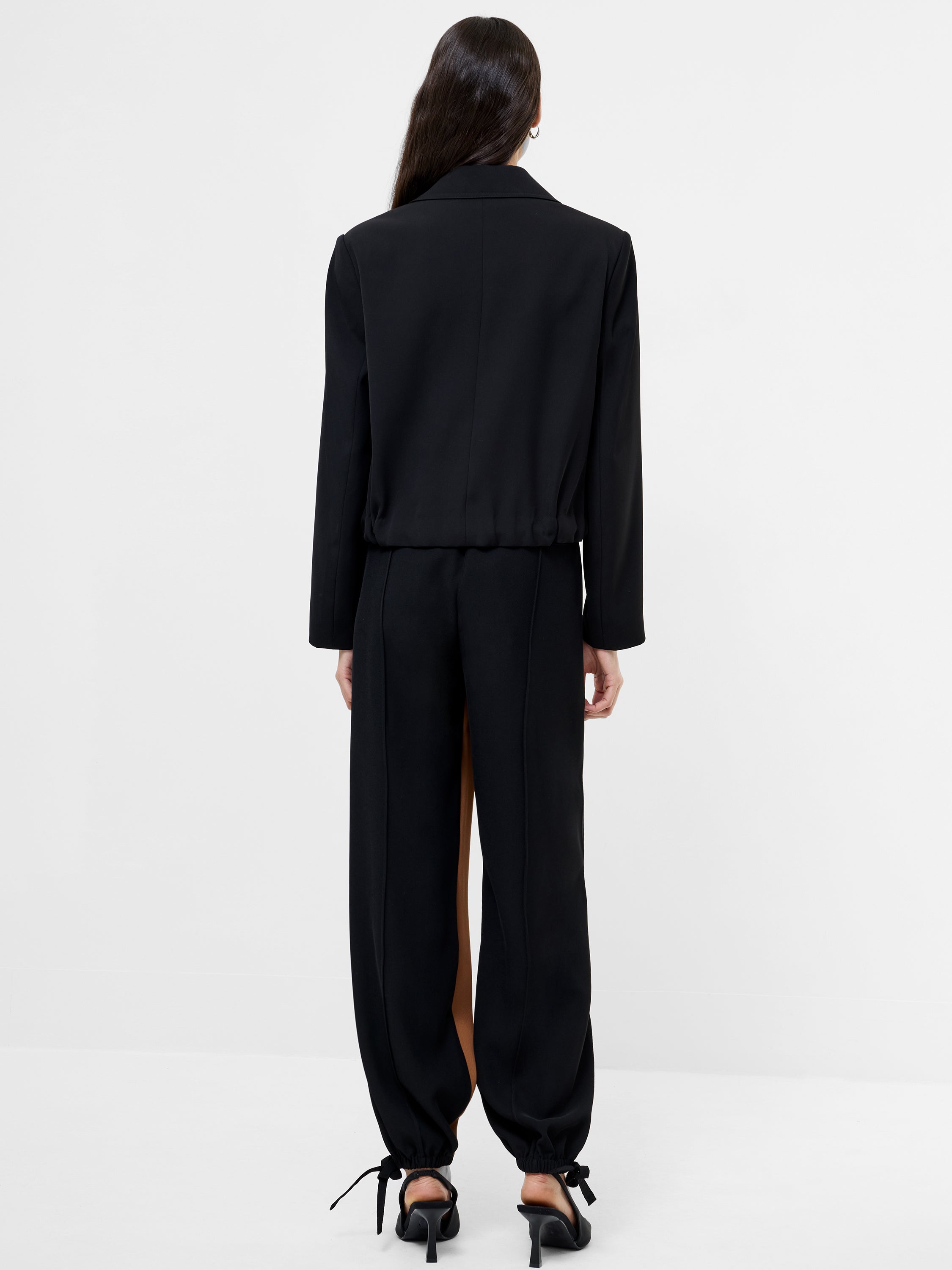 Vinnie Tailored Double Breasted Cropped Jacket