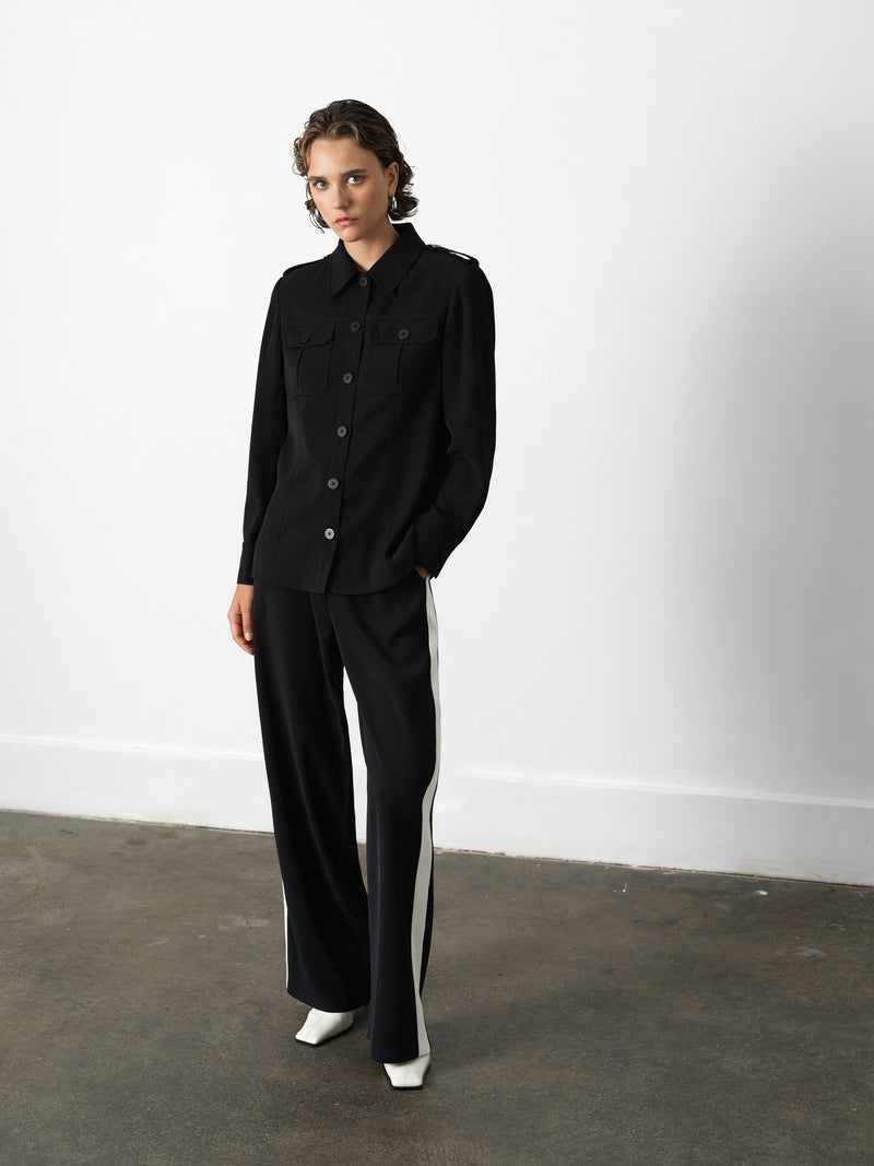 Vinnie Tailored Shirt Jacket