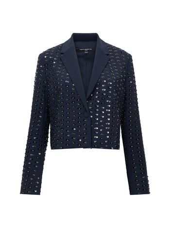 Sherry Embellished Cropped Blazer