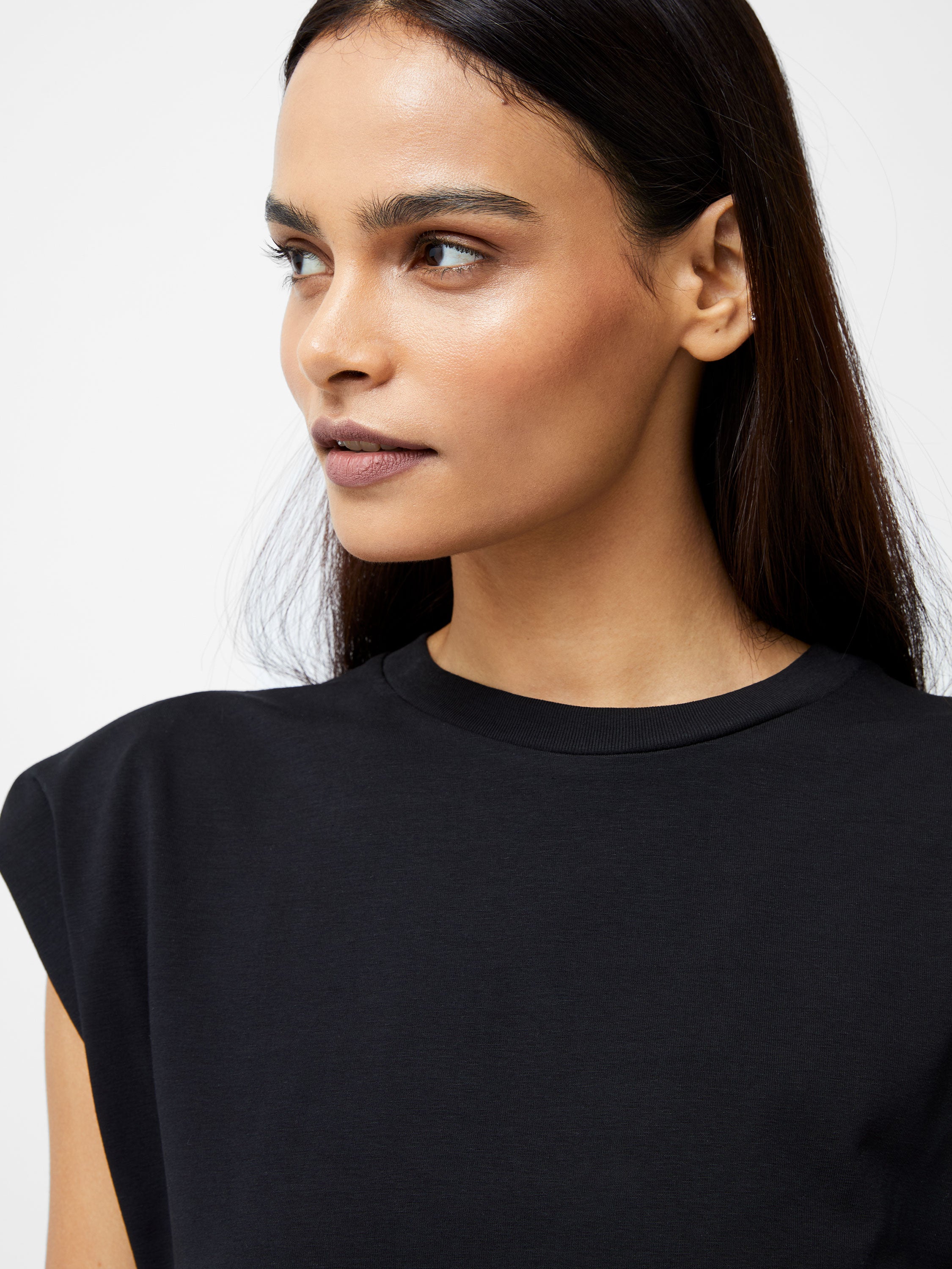 Rallie Shoulder Pad Tank Top