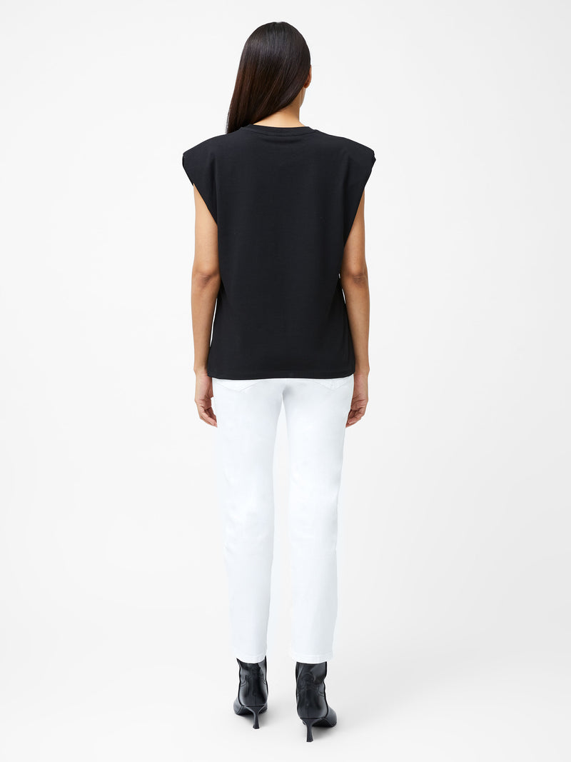 Rallie Shoulder Pad Tank Top
