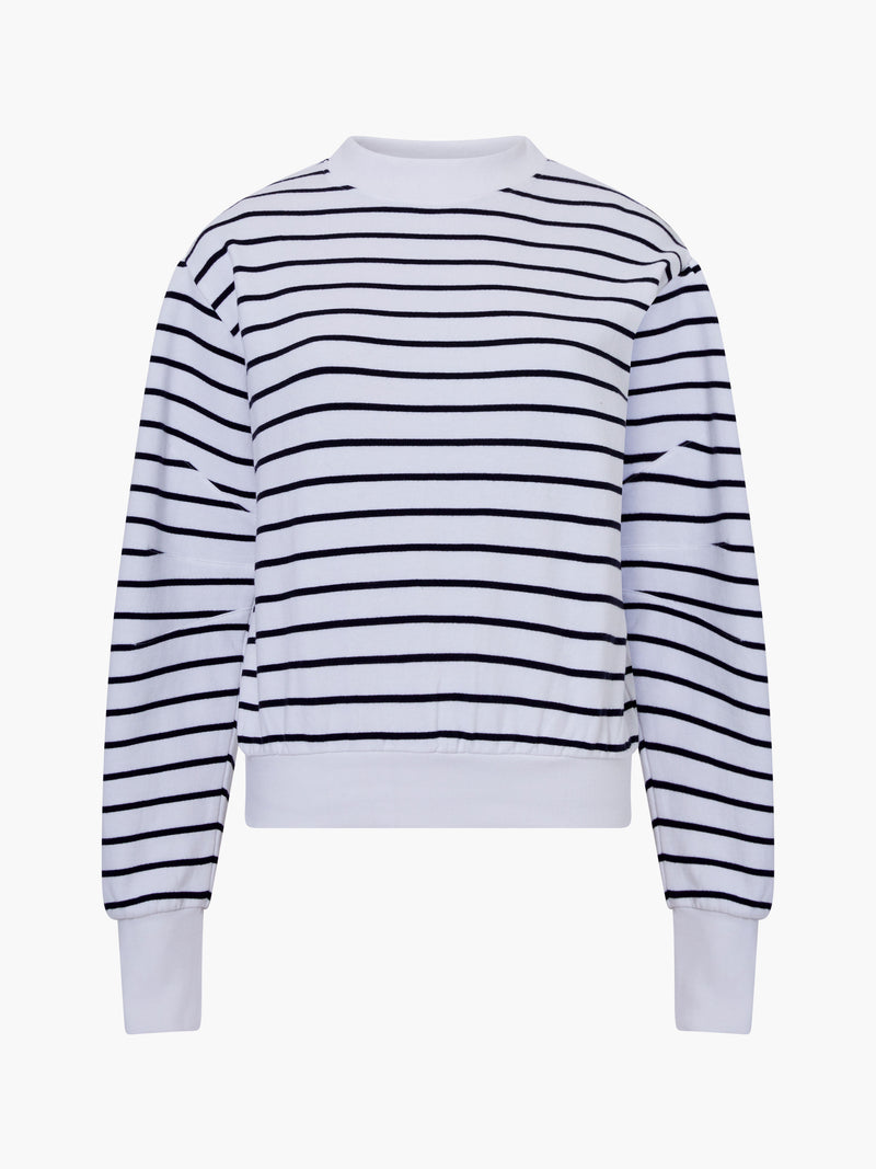 Sunday Sweat Striped Sweatshirt
