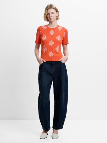 Imelda Ditsy Floral Knit Top