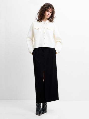 Cersei Knit Denim Mix Jacket