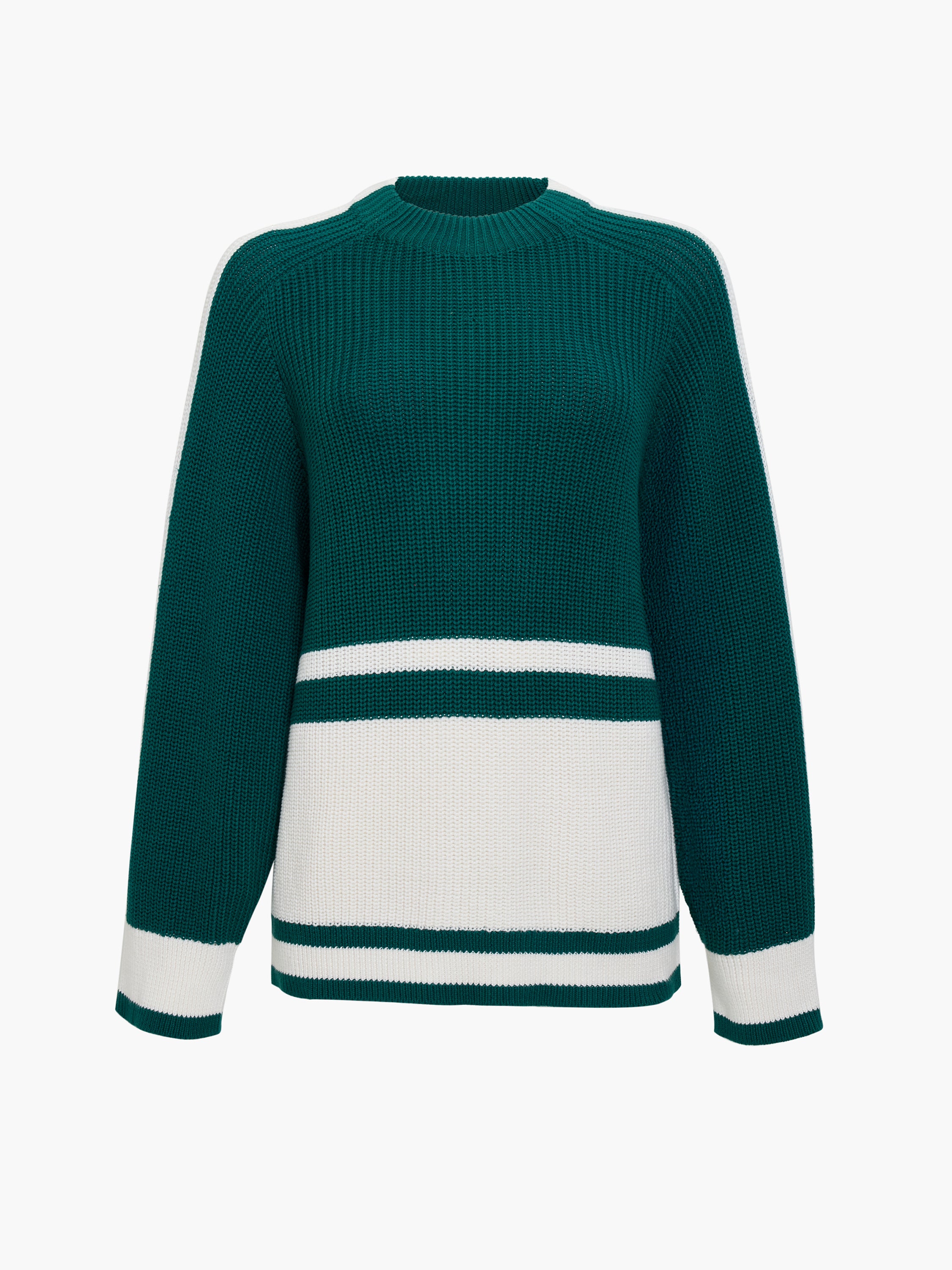 Lily Mozart Knit Side Panel Striped Jumper