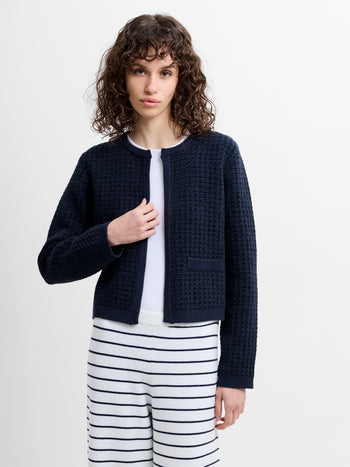 Noar Moss Stitch Knit Cardigan