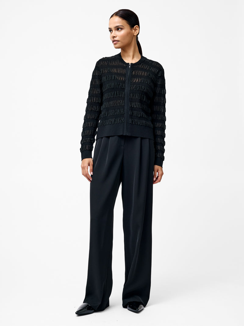 Melba Textured Long Sleeve Cardigan