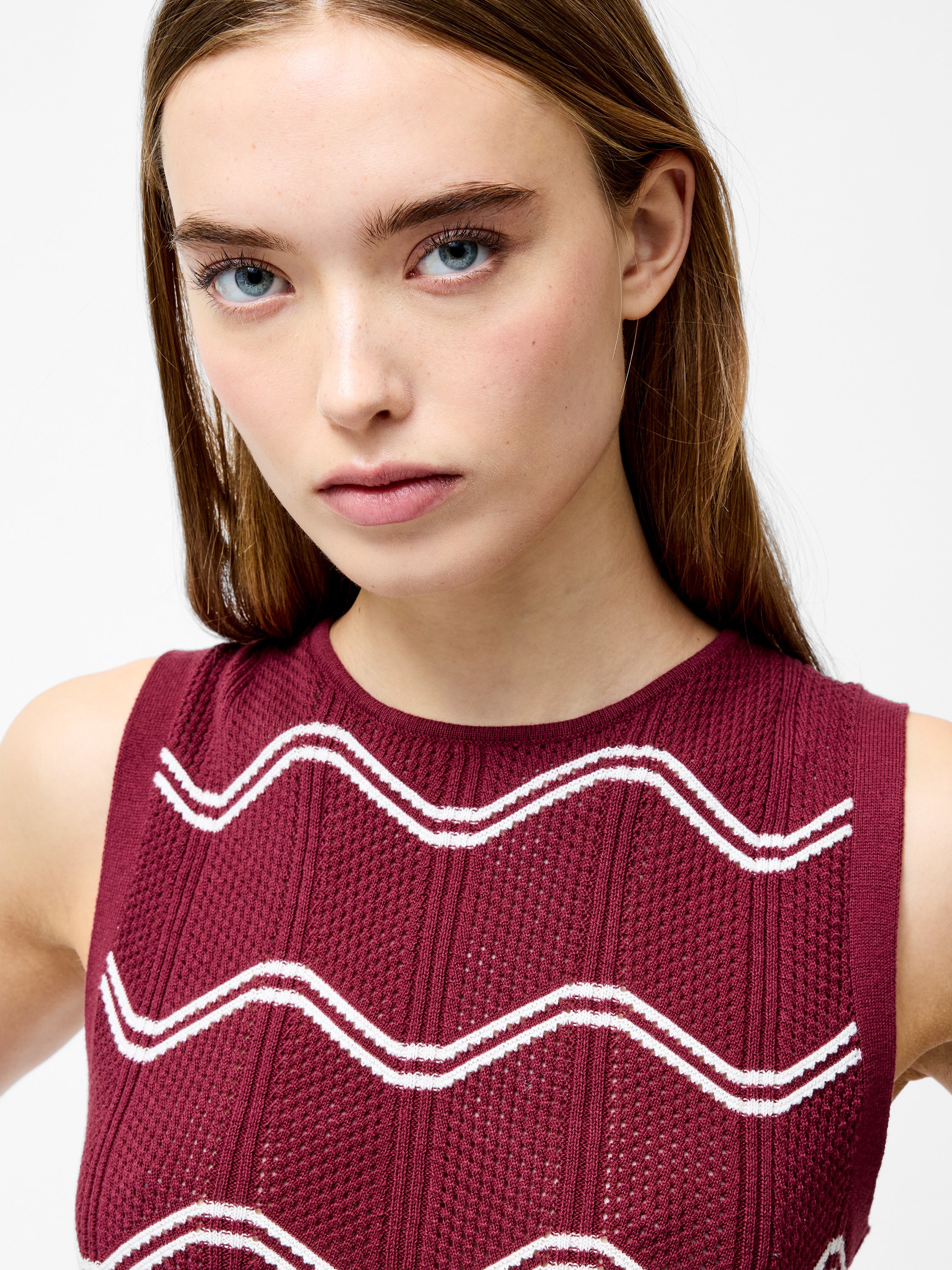 Trudy Crochet Sleeveless Top