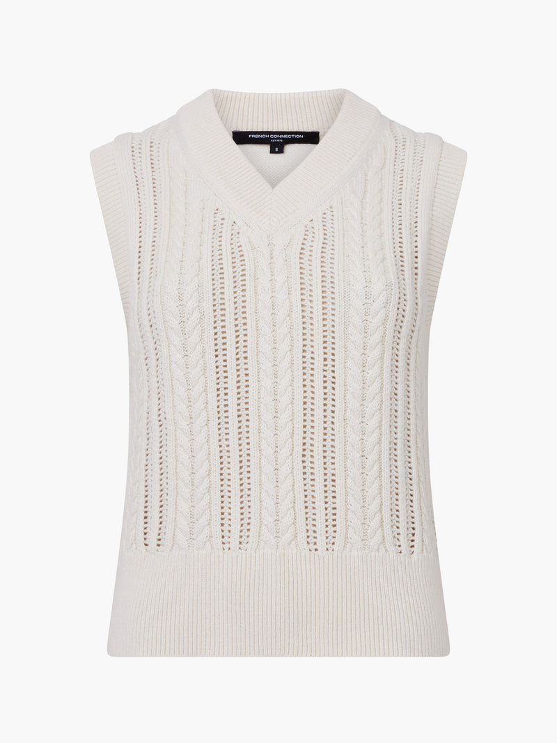 Glinda Cable Knit Vest