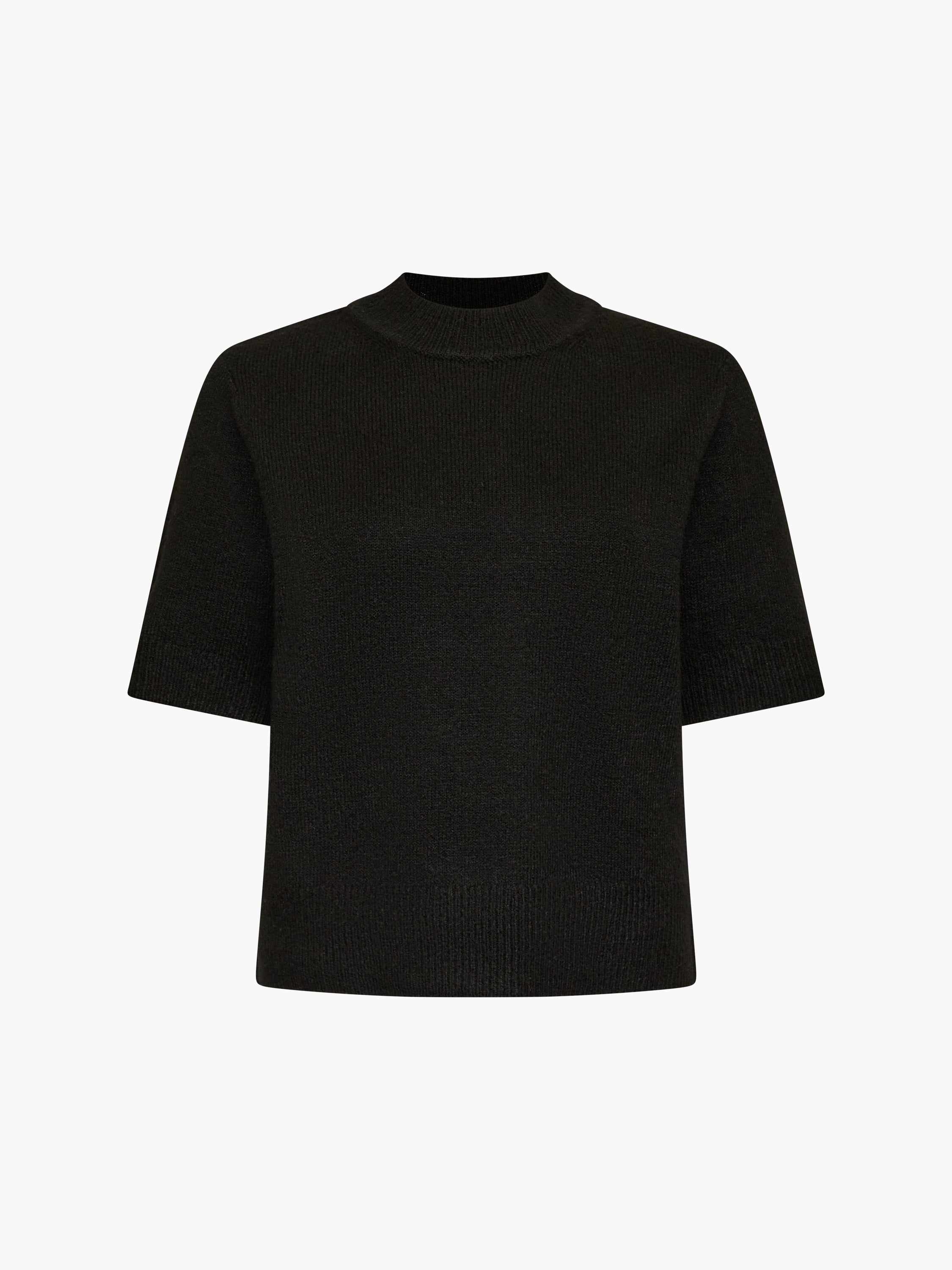 Kezia Recycled Short Sleeve Mock Neck Jumper