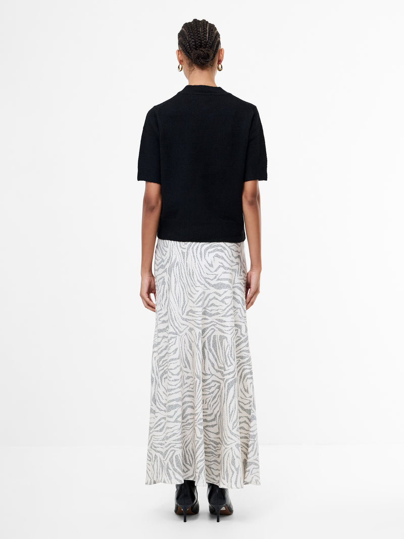 Kezia Recycled Short Sleeve Mock Neck Jumper