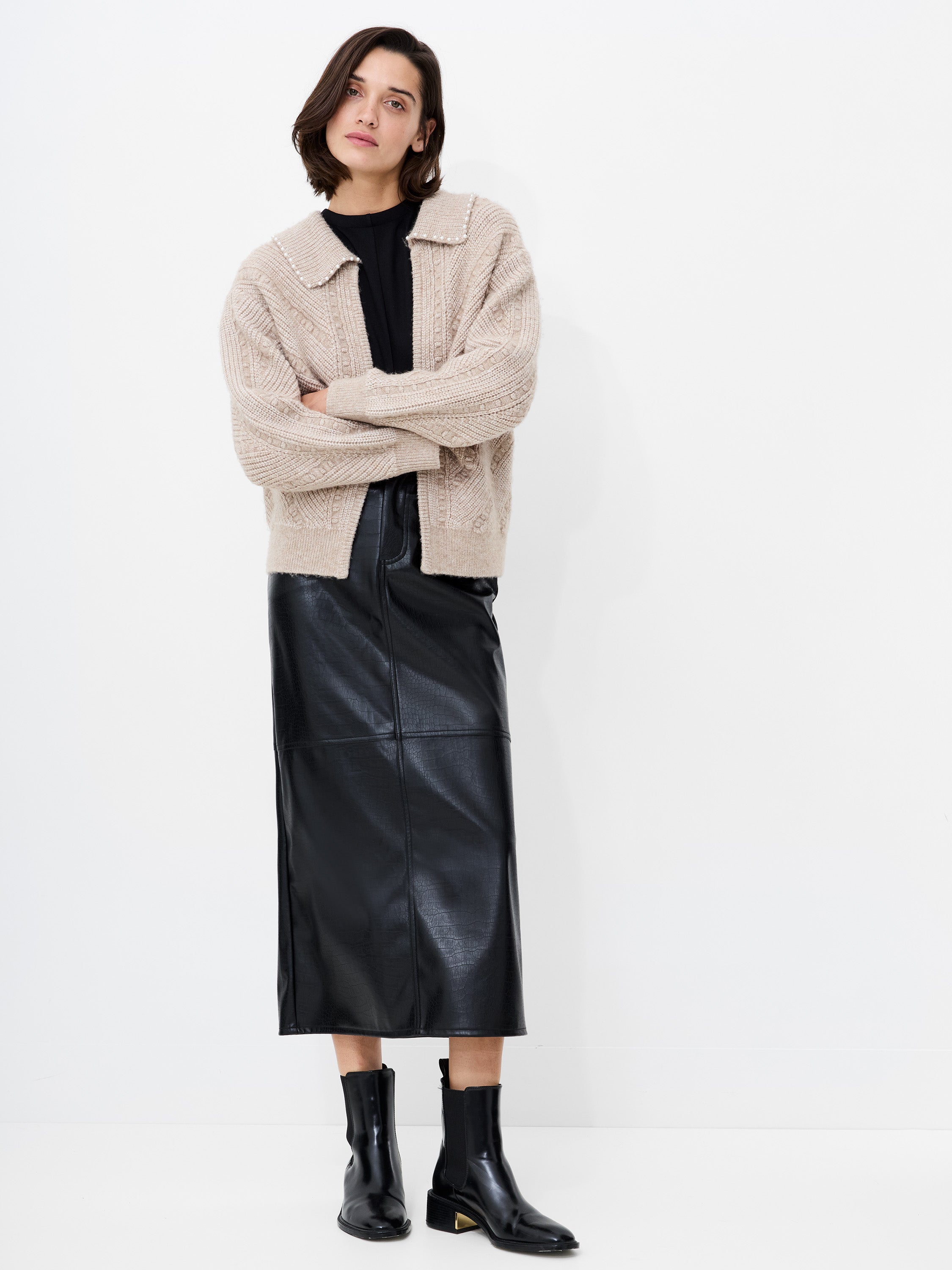 Kitty Pearl Long Sleeve Cardigan