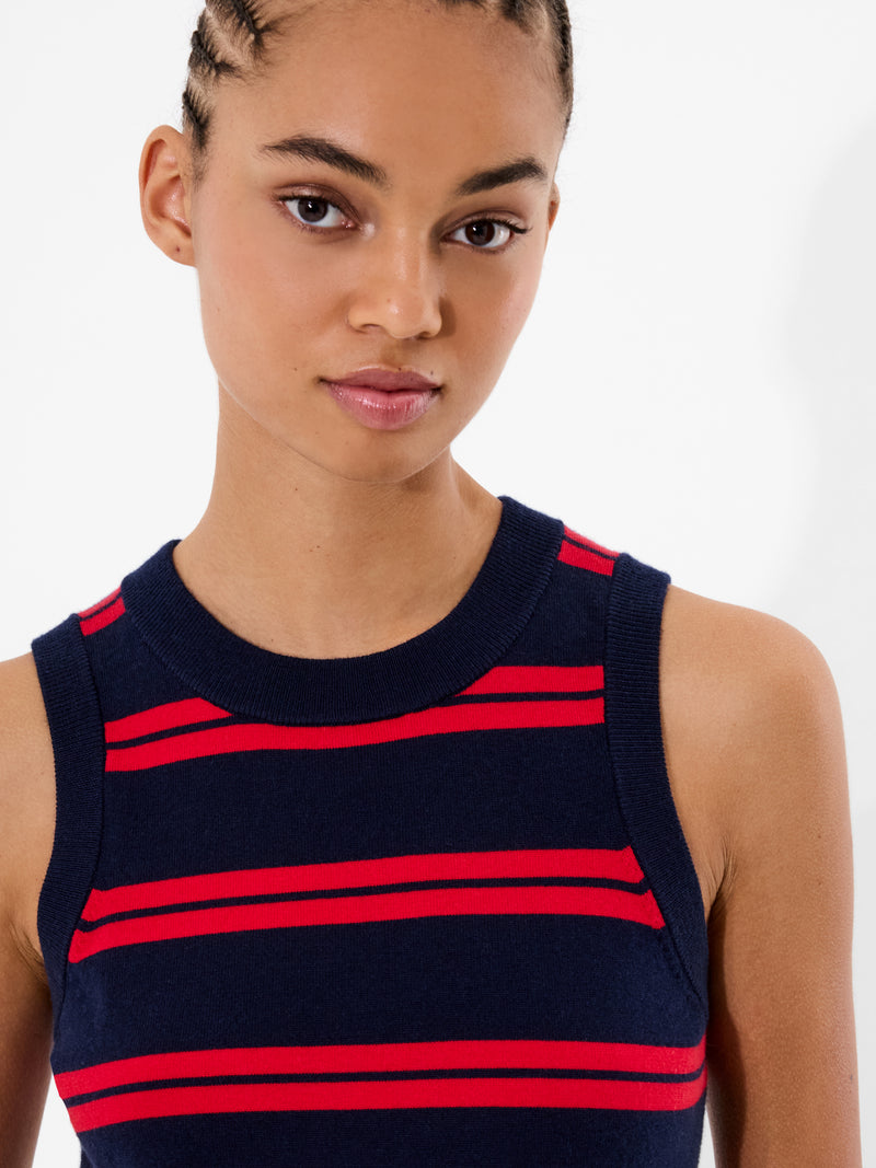 Padma Fine Knit Striped Vest