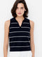 Sloane Knit Collared Sleeveless Top
