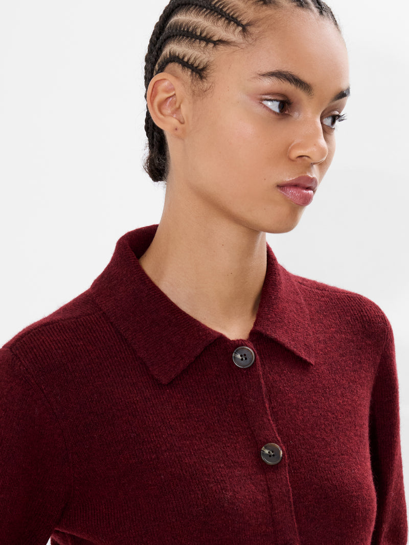 Ellie Knit Collared Cardigan
