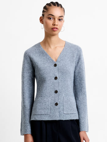 Ellie Knit V Neck Cardigan