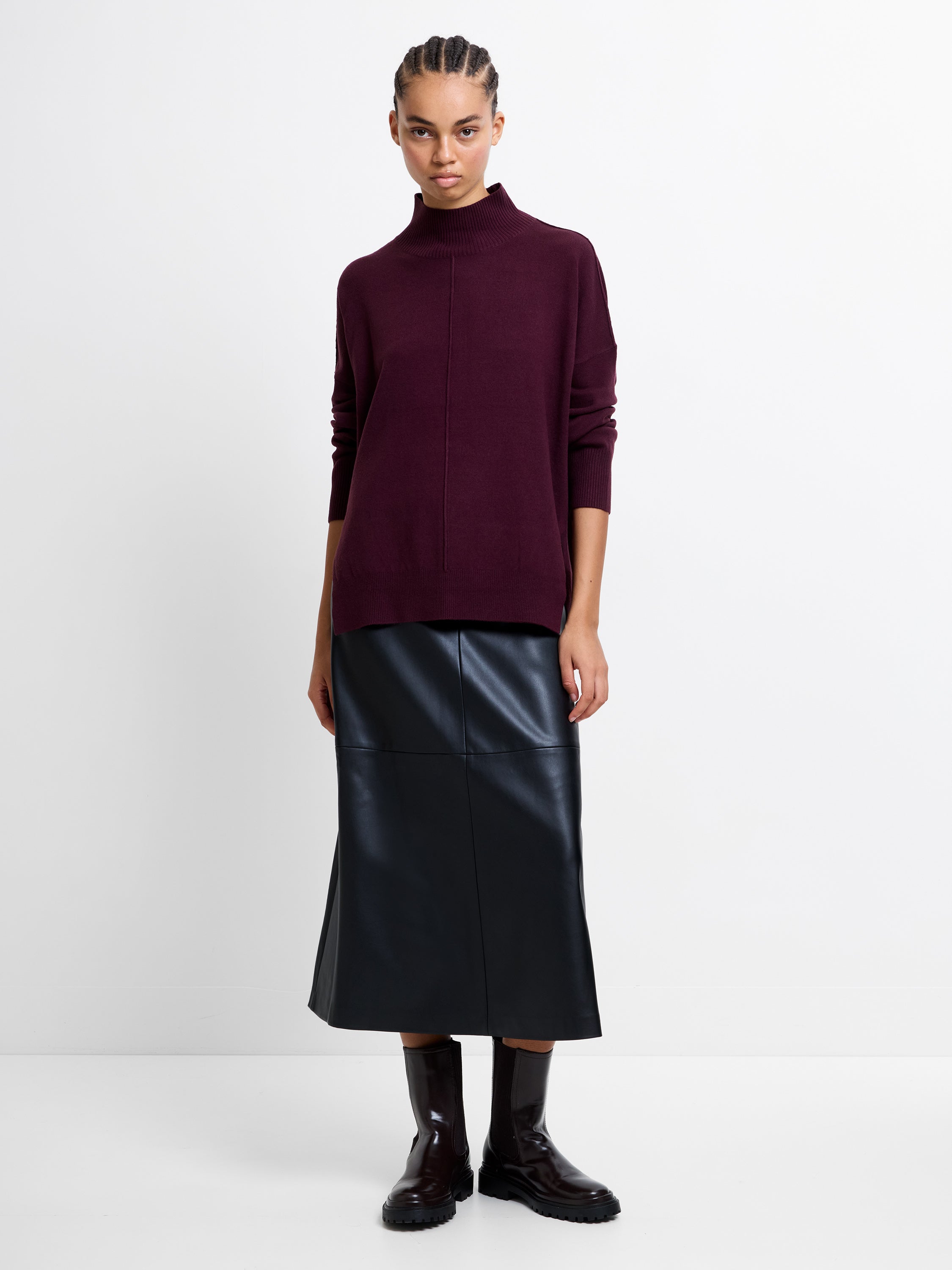 Babysoft High Neck Seam Jumper