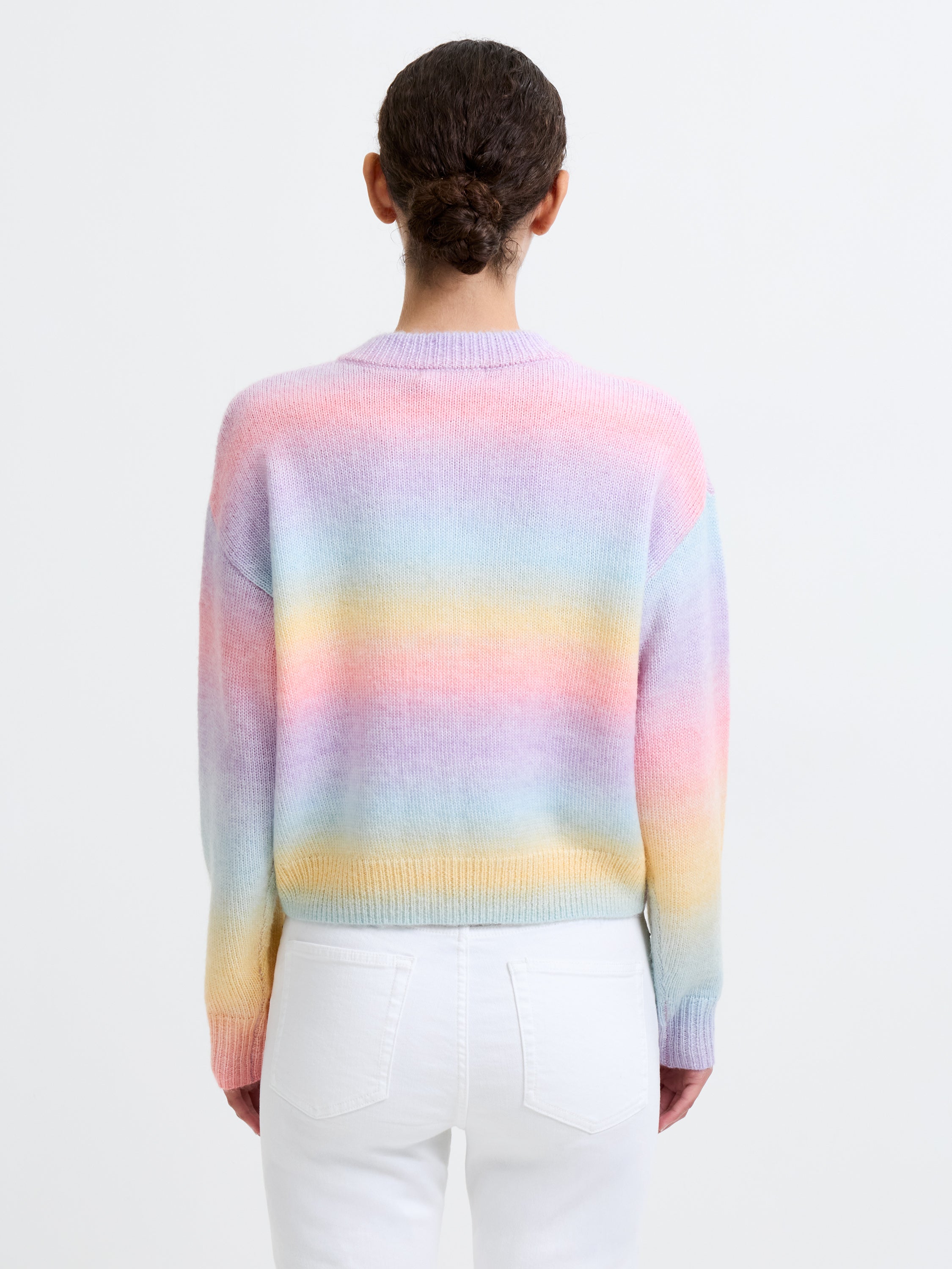 Space Dye Button Through Cardigan