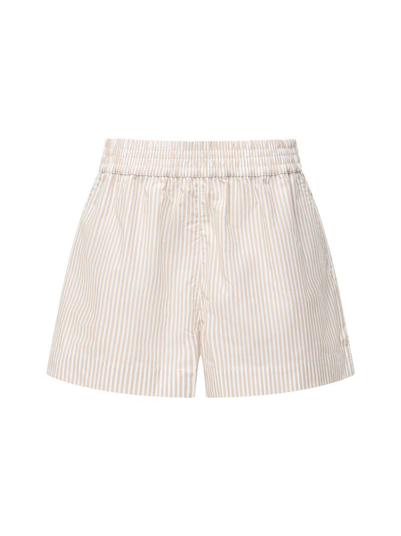 Rhodes Poplin Stripe Pull-On Shorts