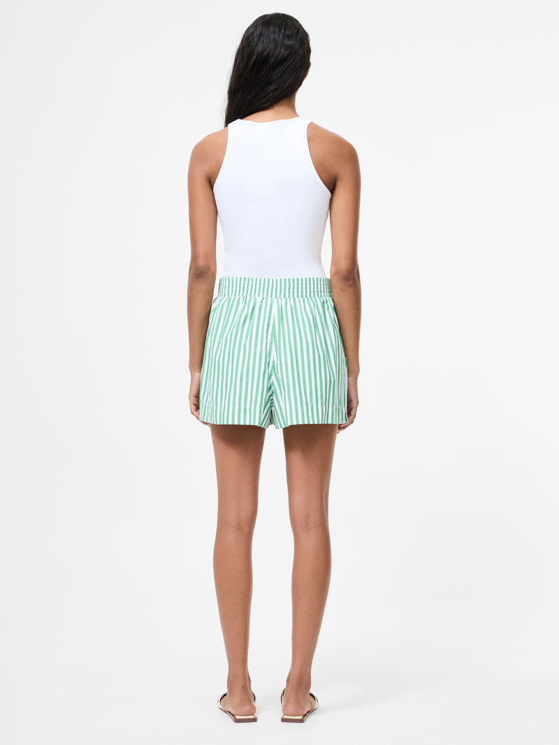 Stripe Shirting Shorts