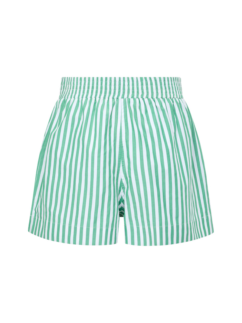 Stripe Shirting Shorts