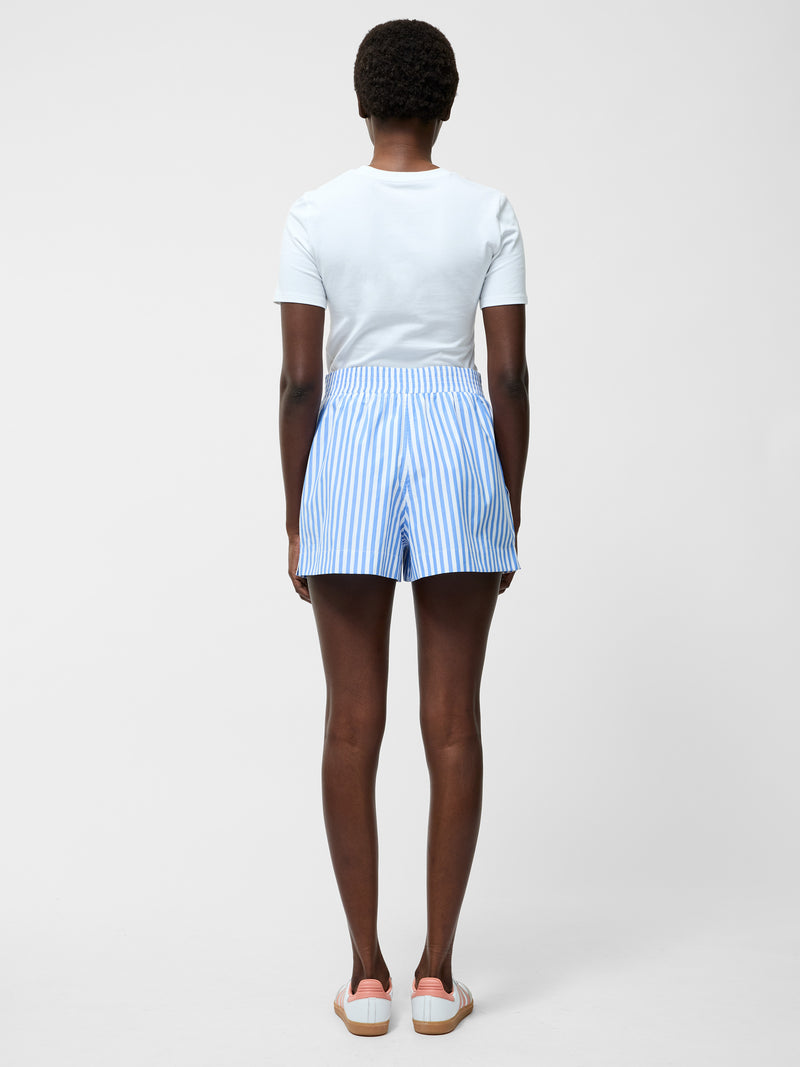 Stripe Shirting Shorts