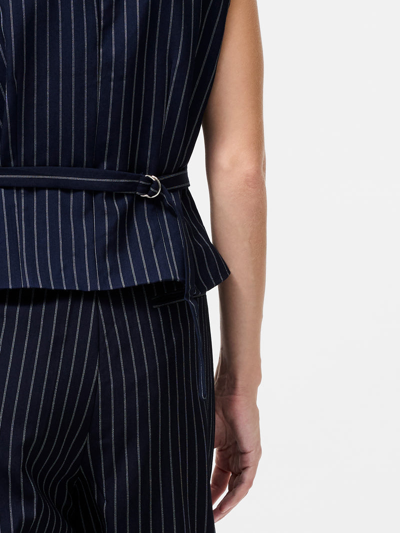 Pinstripe Tailored Waistcoat