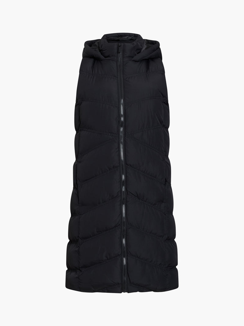 Hooded Chevron Row Gilet