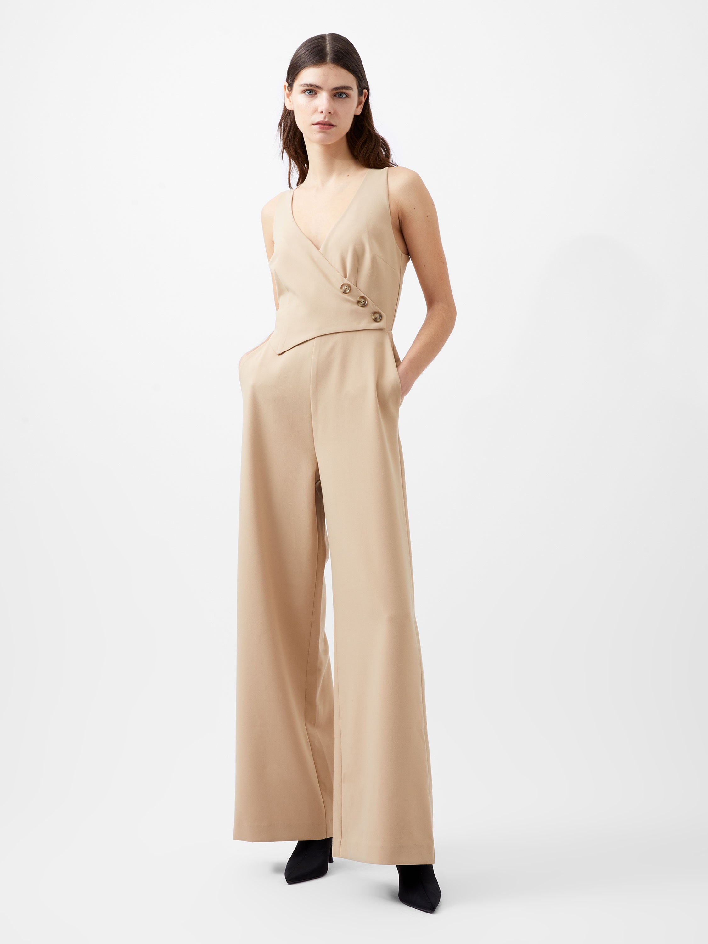 Azra Twill Jumpsuit