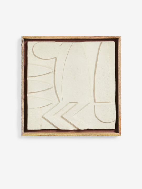 White Abstract Wall Art