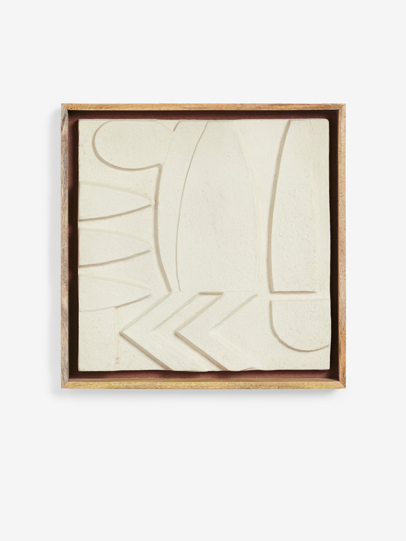 White Abstract Wall Art