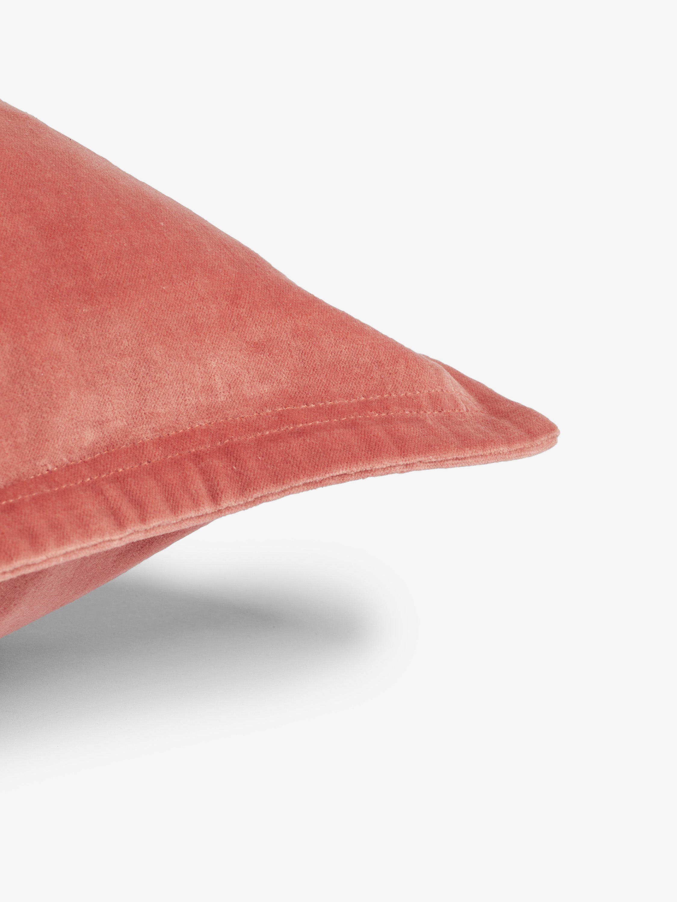 Washed Velvet Peach Cushion
