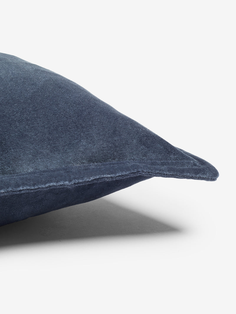 Washed Velvet Navy Cushion