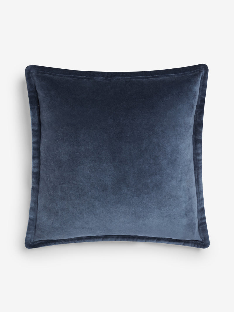 Washed Velvet Navy Cushion