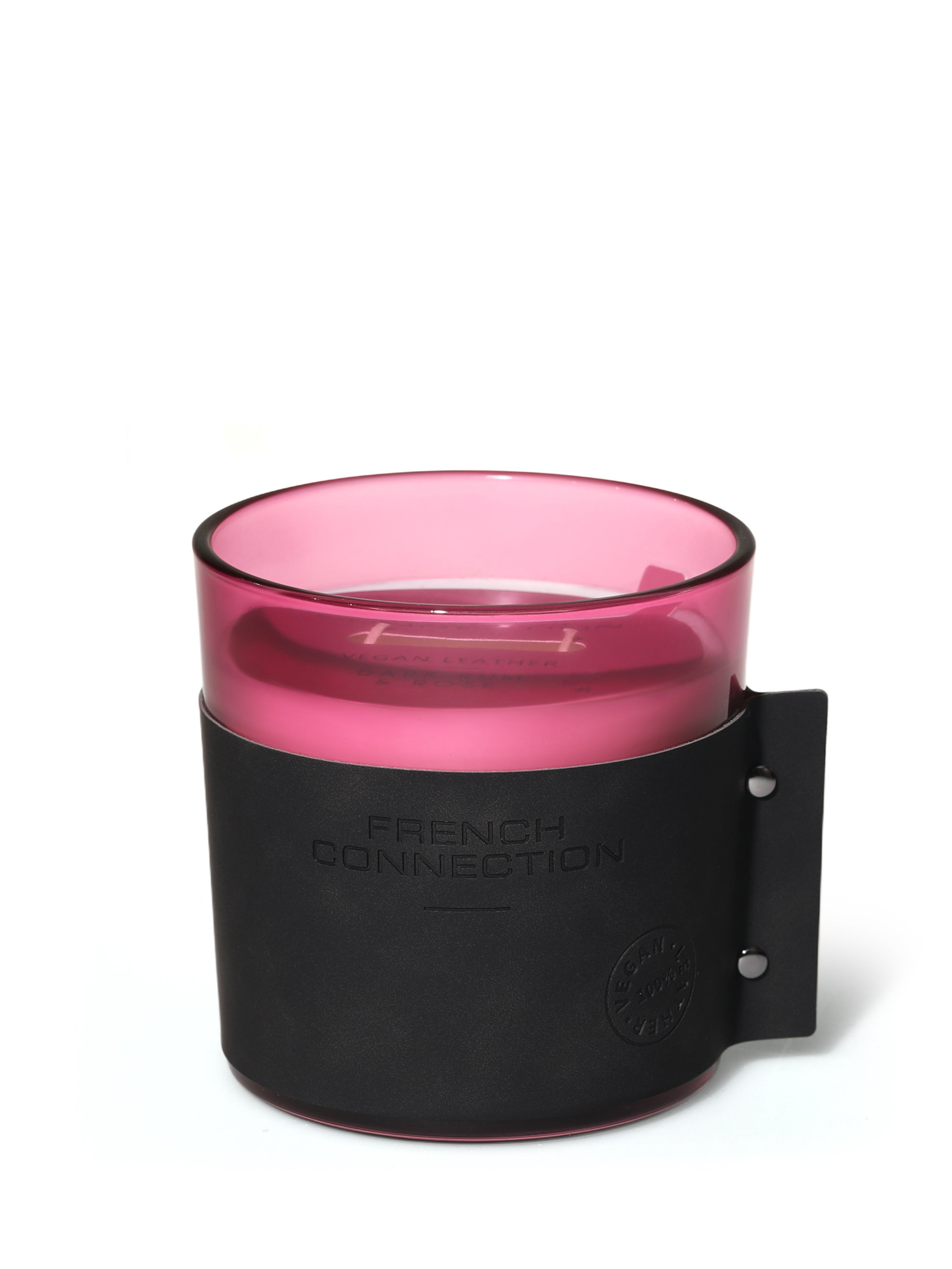 Dark Rum & Rose Vegan Leather Candle